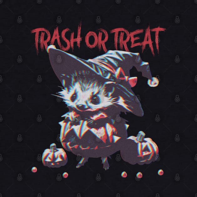 Treat or trash Halloween Possum by Trendsdk